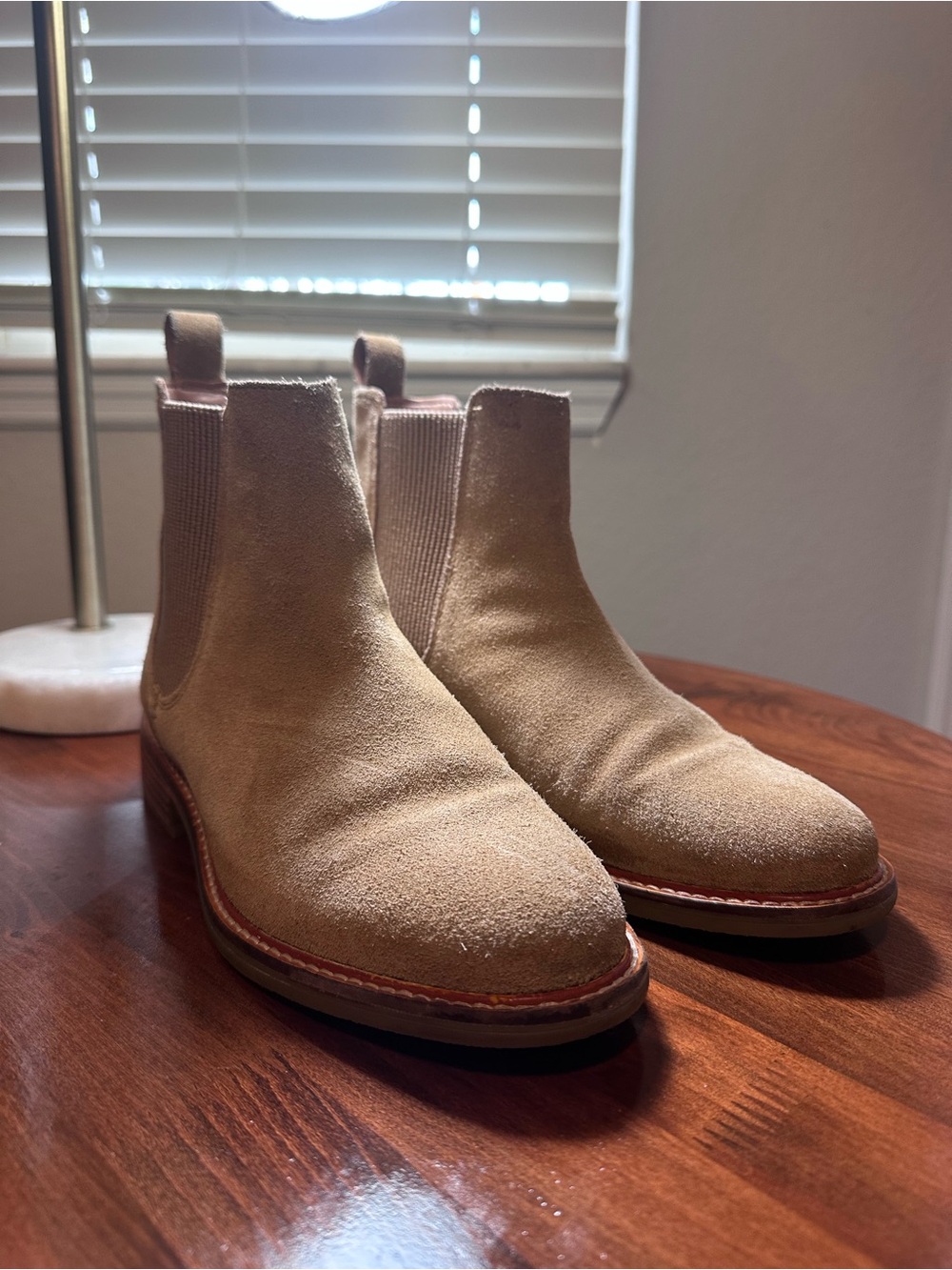 Clark’s Women’s Suede Chelsea Boots in Tan